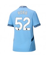 Manchester City Oscar Bobb #52 Domácí Dres pro Dámské 2024-25 Krátký Rukáv